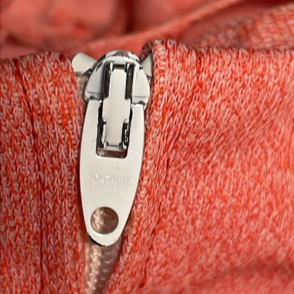 Vintage 70s poly ultra wide leg bell bottom jumpsuit with metallic disc neck - Picture 13 of 13